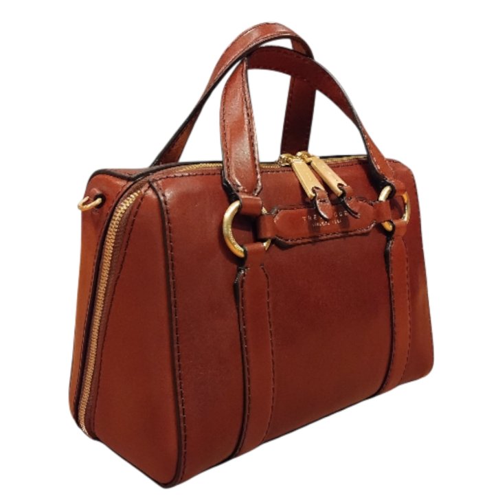 the bridge Handtasche Rindleder braun